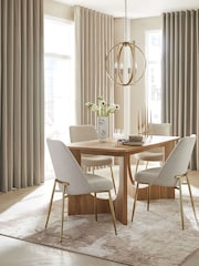 Stone Natural Abbott Made To Measure Curtains - Image 6 of 11