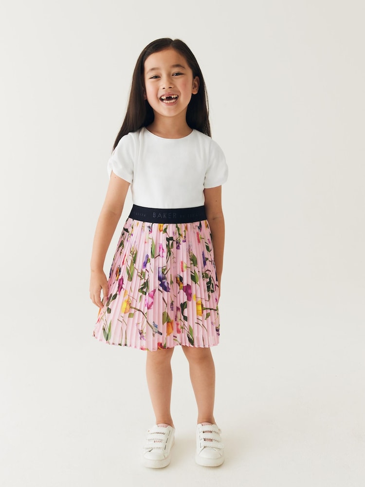 Baker by Ted Baker nabrana obleka 2-v-1 Baker by Ted Baker - Slika 2 iz 12 Baker by Ted Baker nabrana obleka 2-v-1 Baker by Ted Baker - Slika 2 iz 12