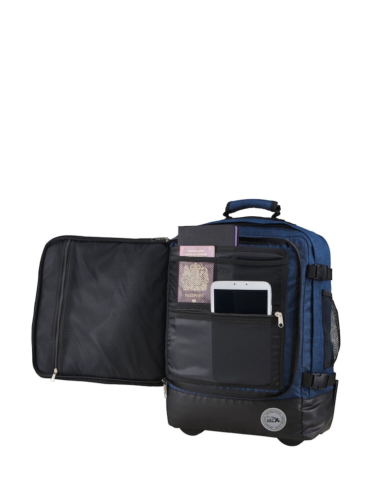 modra - Cabin Max Greenwich Hybrid 45cm Cabin Trolley nahrbtnik - Slika 6 iz 6