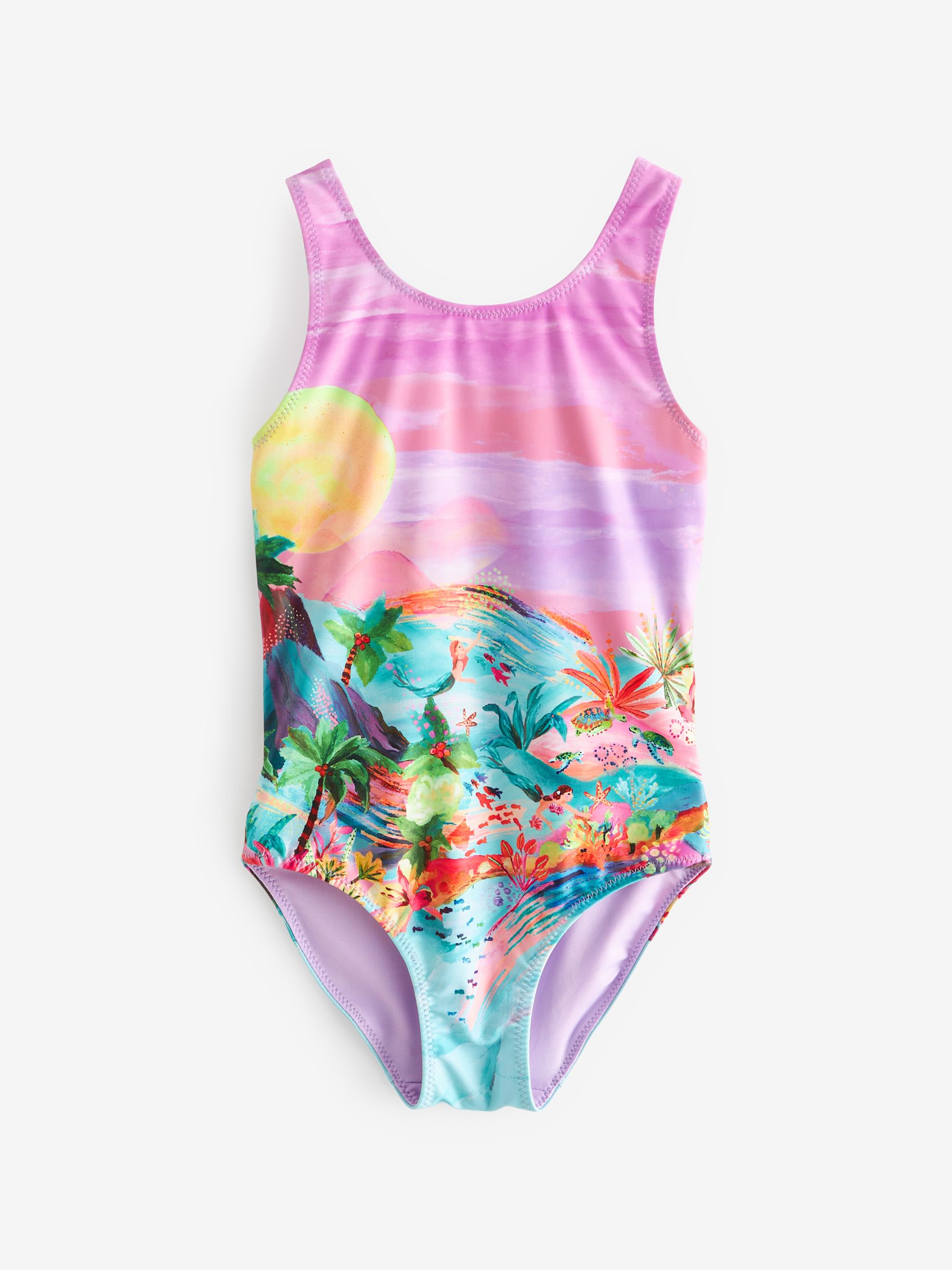 Buy Purple Mermaid Swimsuit 3 16yrs from Next USA