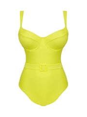 Figleaves Rene Green Underwired Non-Pad Tummy Control Swimsuit - Image 5 of 5