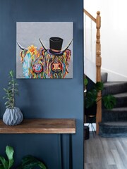 Steven Brown Art Grey McHappily Ever After Medium Canvas Print - Image 2 of 4