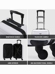Flight Knight Large Hardcase Lightweight Check In Suitcase With 4 Wheels - Image 2 of 4