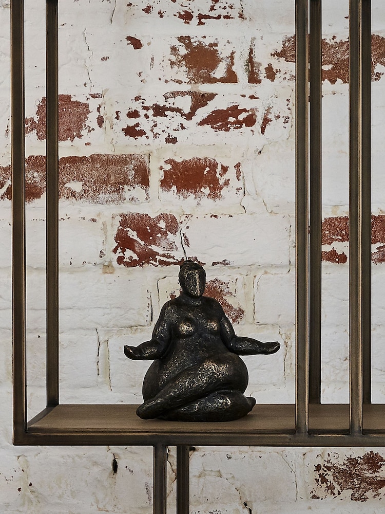 Libra Interiors Bronze Freya Meditating Feminine Form Ornaments Sculpture - Image 1 of 4