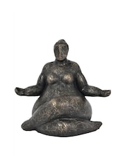 Libra Interiors Bronze Freya Meditating Feminine Form Ornaments Sculpture - Image 2 of 4