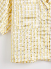 Oliver Bonas Yellow Striped Boxy Shirt - Image 6 of 7