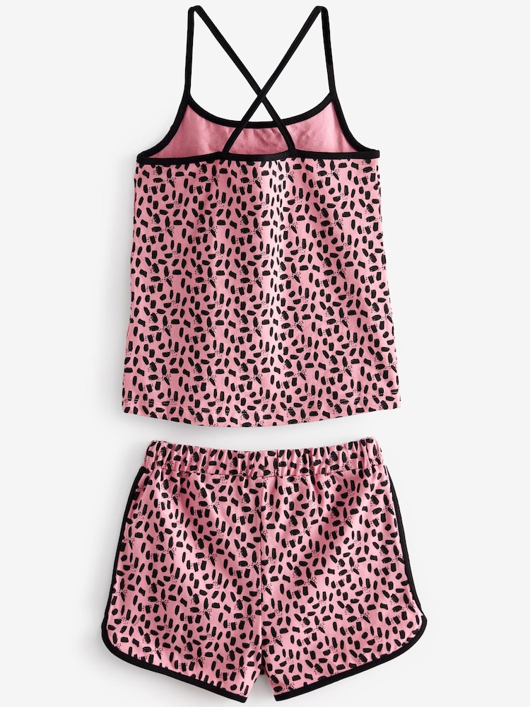 Schwarz und Pink - Kurzer Pyjama 2er-Pack (3-16 J.) - Bild 7 von 7 Schwarz und Pink - Kurzer Pyjama 2er-Pack (3-16 J.) - Bild 7 von 7