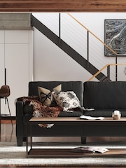 Dorel Home Black Europe Rylie Faux Leather Sofa - Image 2 of 4