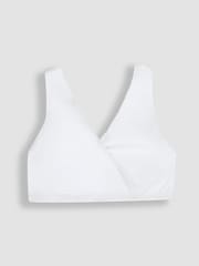JoJo Maman Bébé White 2-Pack Maternity & Nursing Sleep Bras - Image 5 of 6