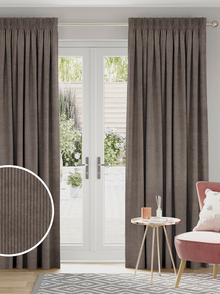 Bark Brown Jangga Made To Measure Curtains - Image 1 of 9