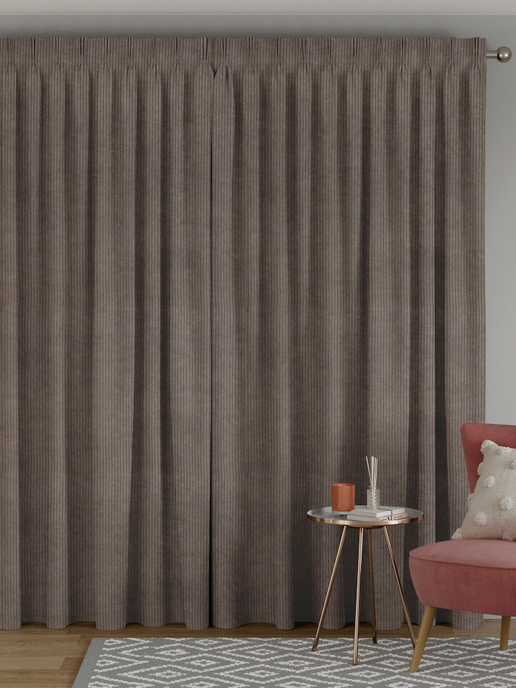 Bark Brown Jangga Made To Measure Curtains - Image 2 of 9