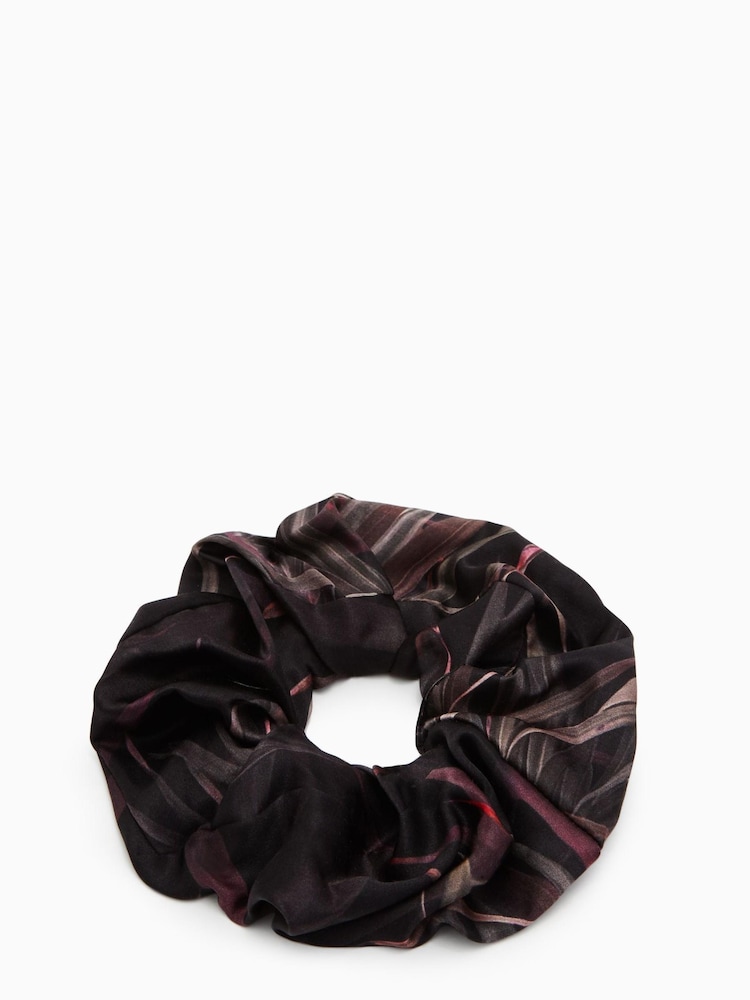AllSaints Black Oversized Kuroyuri Scrunchie - Image 1 of 3