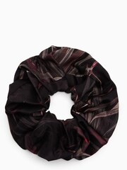 AllSaints Black Oversized Kuroyuri Scrunchie - Image 2 of 3