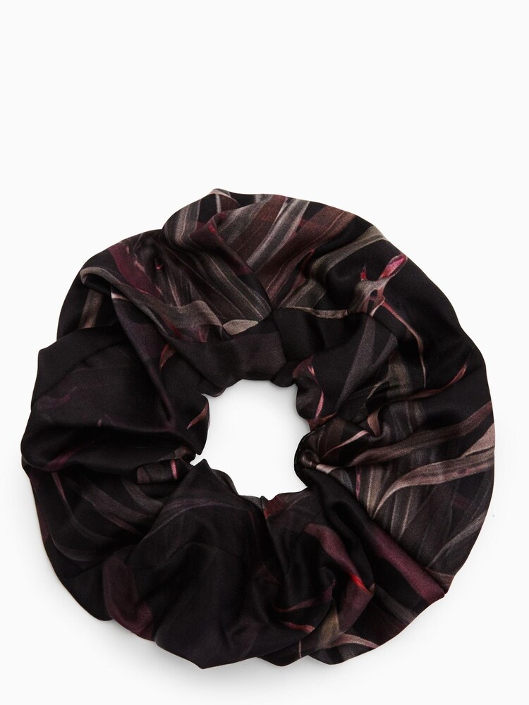 AllSaints Black Oversized Kuroyuri Scrunchie - Image 2 of 3