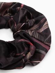 AllSaints Black Oversized Kuroyuri Scrunchie - Image 3 of 3