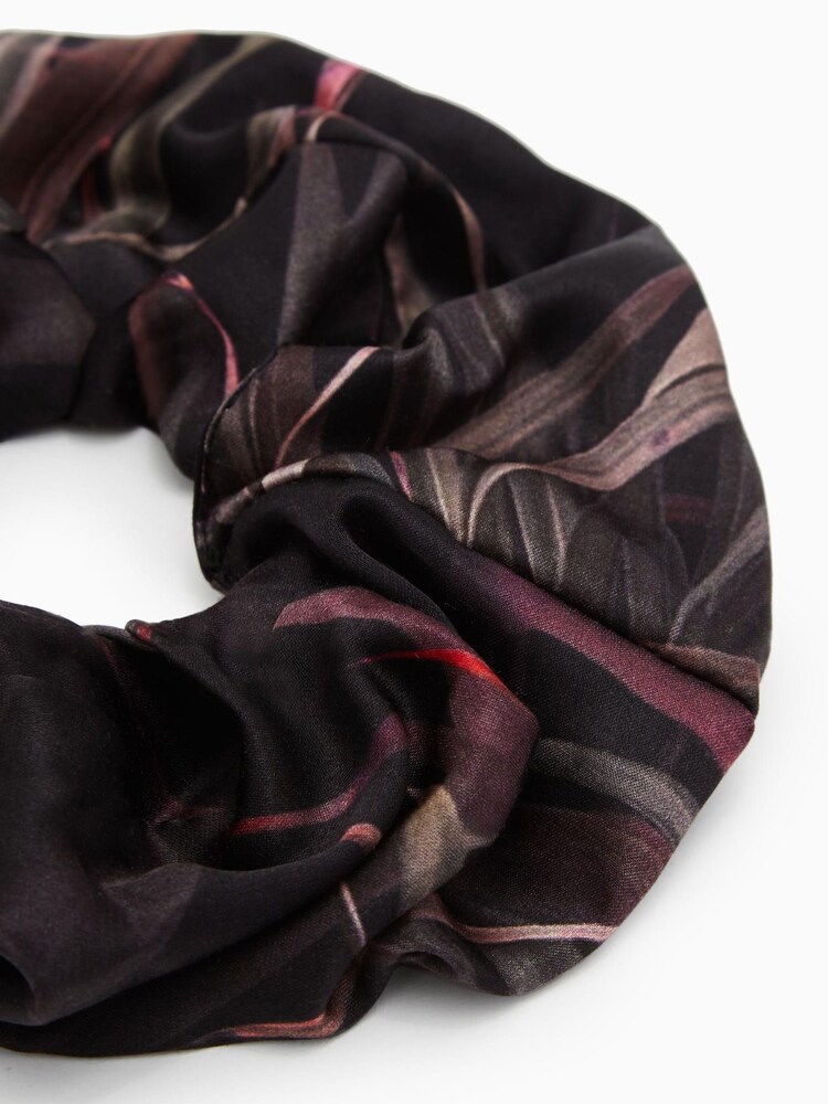 AllSaints Black Oversized Kuroyuri Scrunchie - Image 3 of 3