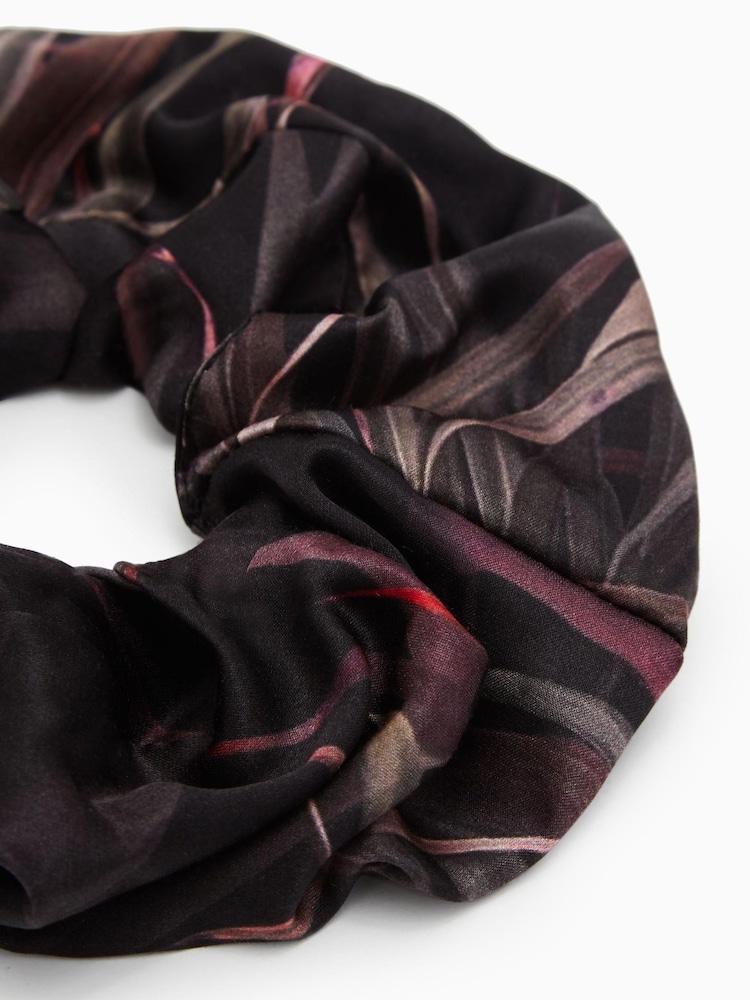 AllSaints Black Oversized Kuroyuri Scrunchie - Image 3 of 3 AllSaints Black Oversized Kuroyuri Scrunchie - Image 3 of 3