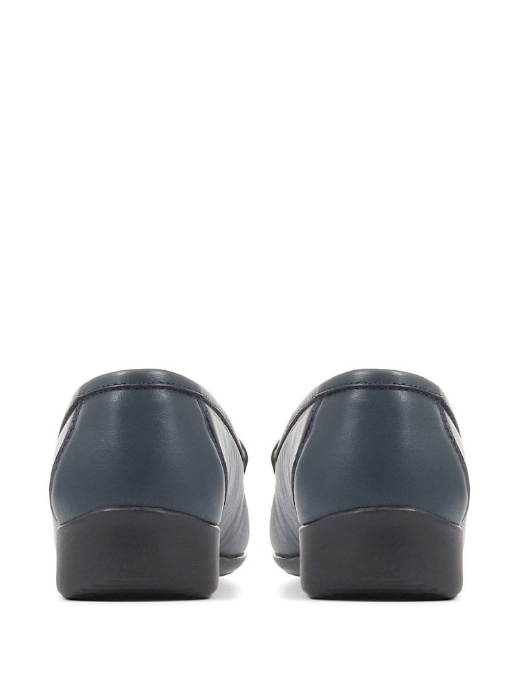 Mocassins Pavers Bleu Coupe ample en cuir - Image 3 of 5