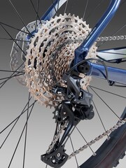 Decathlon Blue 29' Inch Rockrider Hardtail MTB XC 100 Shimano 185-200 Cm Mountain Bike - Image 5 of 6