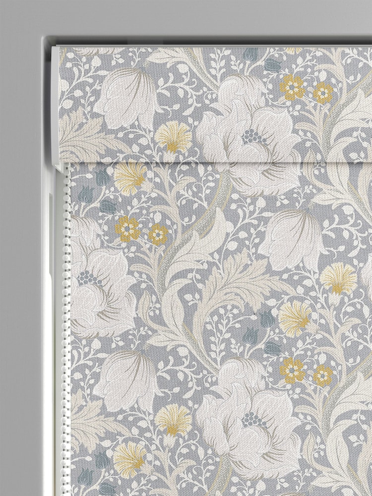 Silver Grey Didsbury Made To Measure Roman 100% Cotton Blinds - Image 3 of 6