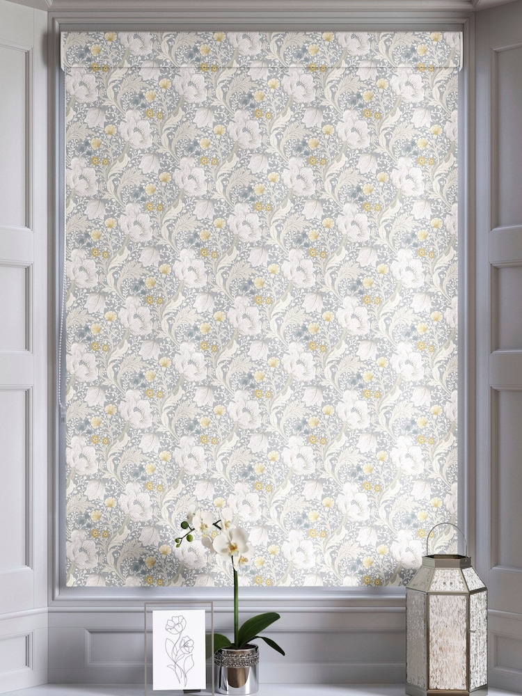 Silver Grey Didsbury Made To Measure Roman 100% Cotton Blinds - Image 5 of 6