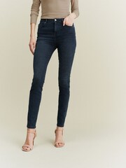 Inky Blue Push-Up Skinny Jeans - Image 3 of 6
