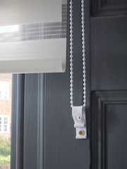 Grey Ready Made Woven Day And Night Zebra Roller Blinds - Image 6 of 8