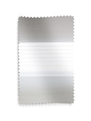 Grey Ready Made Woven Day And Night Zebra Roller Blinds - Image 7 of 8
