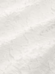 Ivory White Textured One Shoulder Dress (3-16yrs) - Image 8 of 8