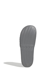 adidas Grey Sportswear Adilette Shower Sliders - Image 5 of 8