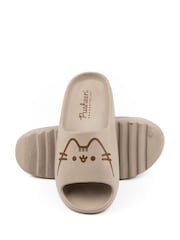 Vanilla Underground Beige Girls Pusheen Sliders - Image 5 of 6