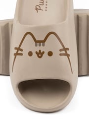 Vanilla Underground Beige Girls Pusheen Sliders - Image 6 of 6