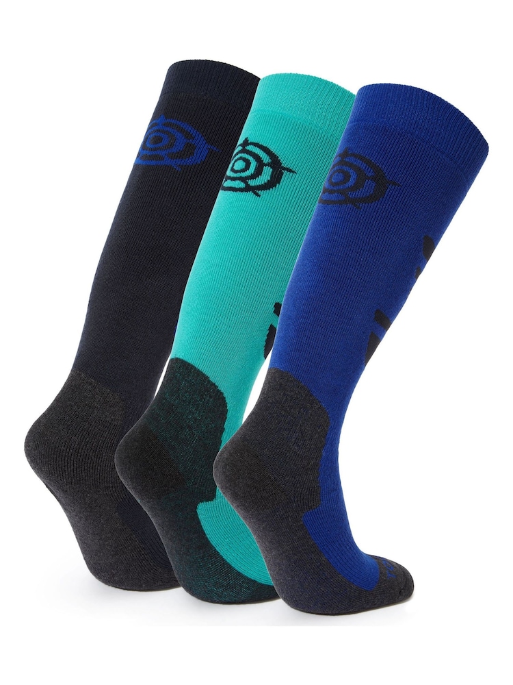 Tog 24 Blue Bergenz Ski Socks - Image 2 of 2 Tog 24 Blue Bergenz Ski Socks - Image 2 of 2