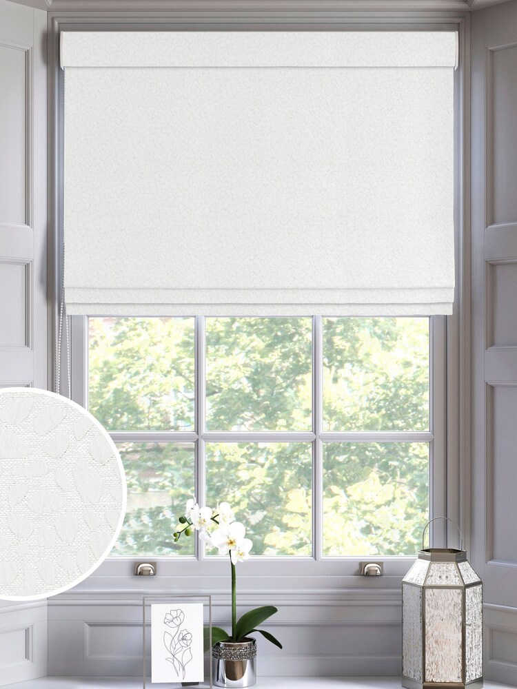 Cream Cobbles Made To Measure Roman Blind - Image 1 of 6