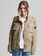 Superdry Light Brown Vintage M65 Jacket - Image 1 of 6