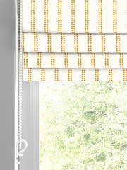 Laura Ashley Yellow Candy Stripe Made To Measure Roman Blinds - Image 2 of 6