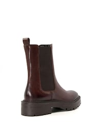 Dune London Brown Picture Cleated Chelsea Boots - Image 2 of 6