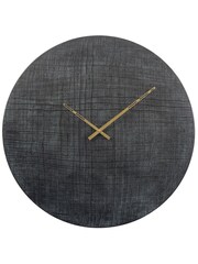 Libra Interiors Green/Black Textured Wall Clock - Image 2 of 2