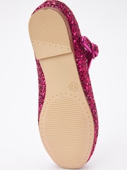 Hot Pink Glitter Square Toe Mary Jane Shoes - Image 8 of 8