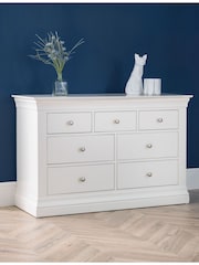 Julian Bowen White Clermont 4 2 Drawer Chest - Image 1 of 4
