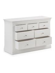 Julian Bowen White Clermont 4 2 Drawer Chest - Image 3 of 4
