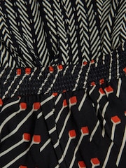 Reiss Black/Red Amber Junior Printed Playsuit - Image 8 of 8