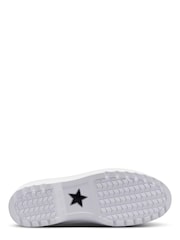 Converse White Lugged Lift Youth Trainers - Image 9 of 9