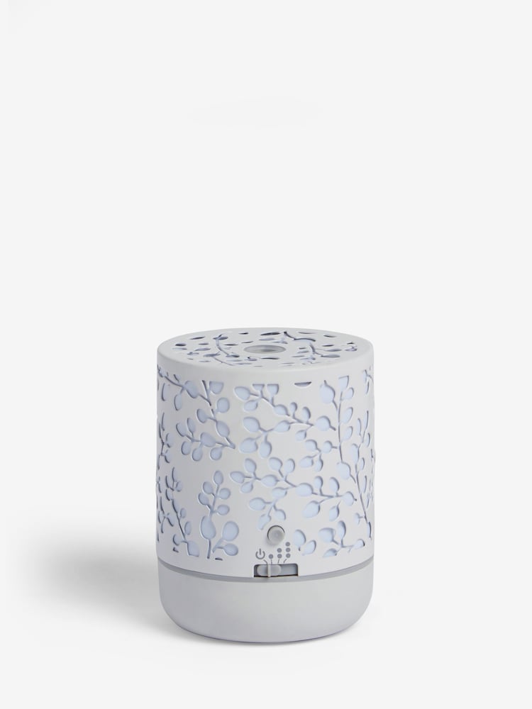 White Floral Battery Operated Electric Diffuser - Image 2 of 2