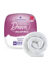 Slumberdown Feels Like Down White 13.5 Tog Duvet - Image 7 of 7