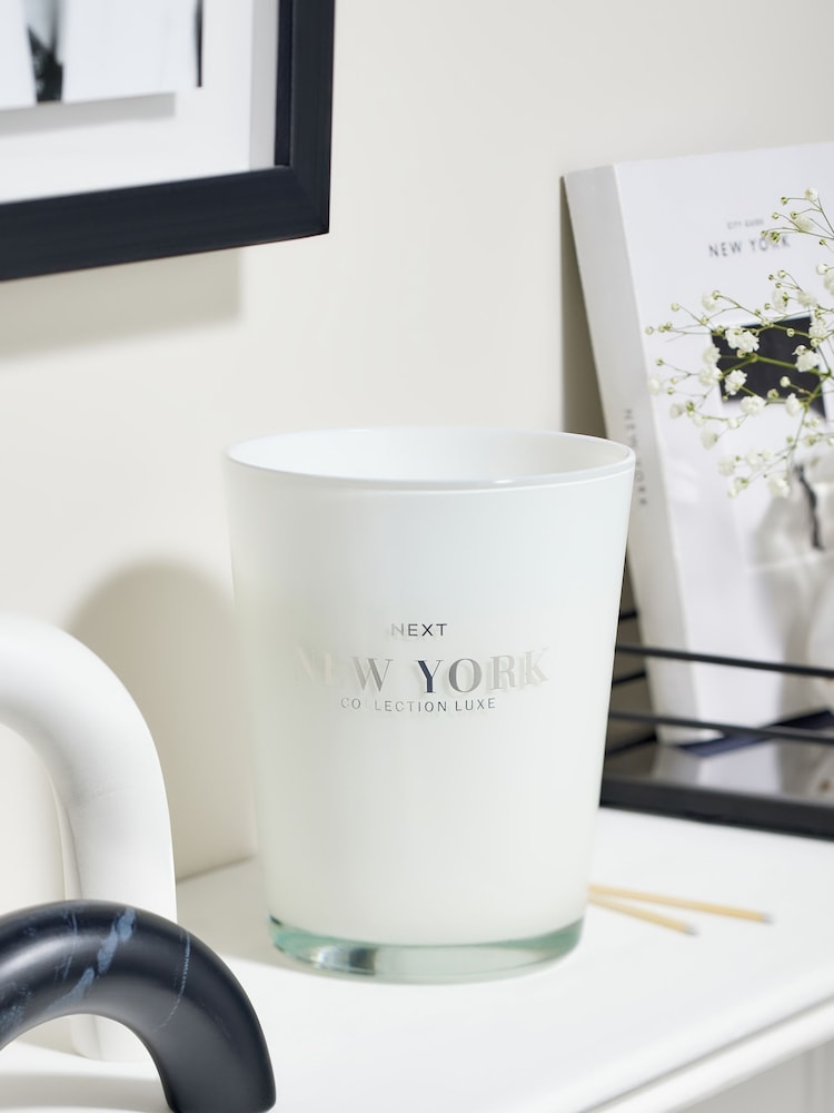 Jasmine & Orange Blossom Collection Luxe New York XL 3 Wick Scented Candle - Image 2 of 5