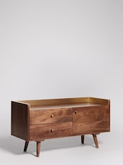 Swoon Light Brown Fresco TV Unit - Image 3 of 8
