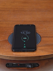 Jual Walnut San Francisco Smart Side Table - Image 3 of 4