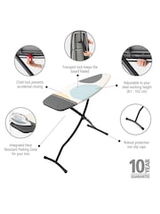 Brabantia Black Spring Bubbles D 135x45cm Ironing Board - Image 6 of 7
