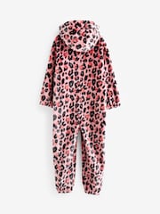 Pink Animal Print Fleece All-In-One (1.5-16yrs) - Image 6 of 7